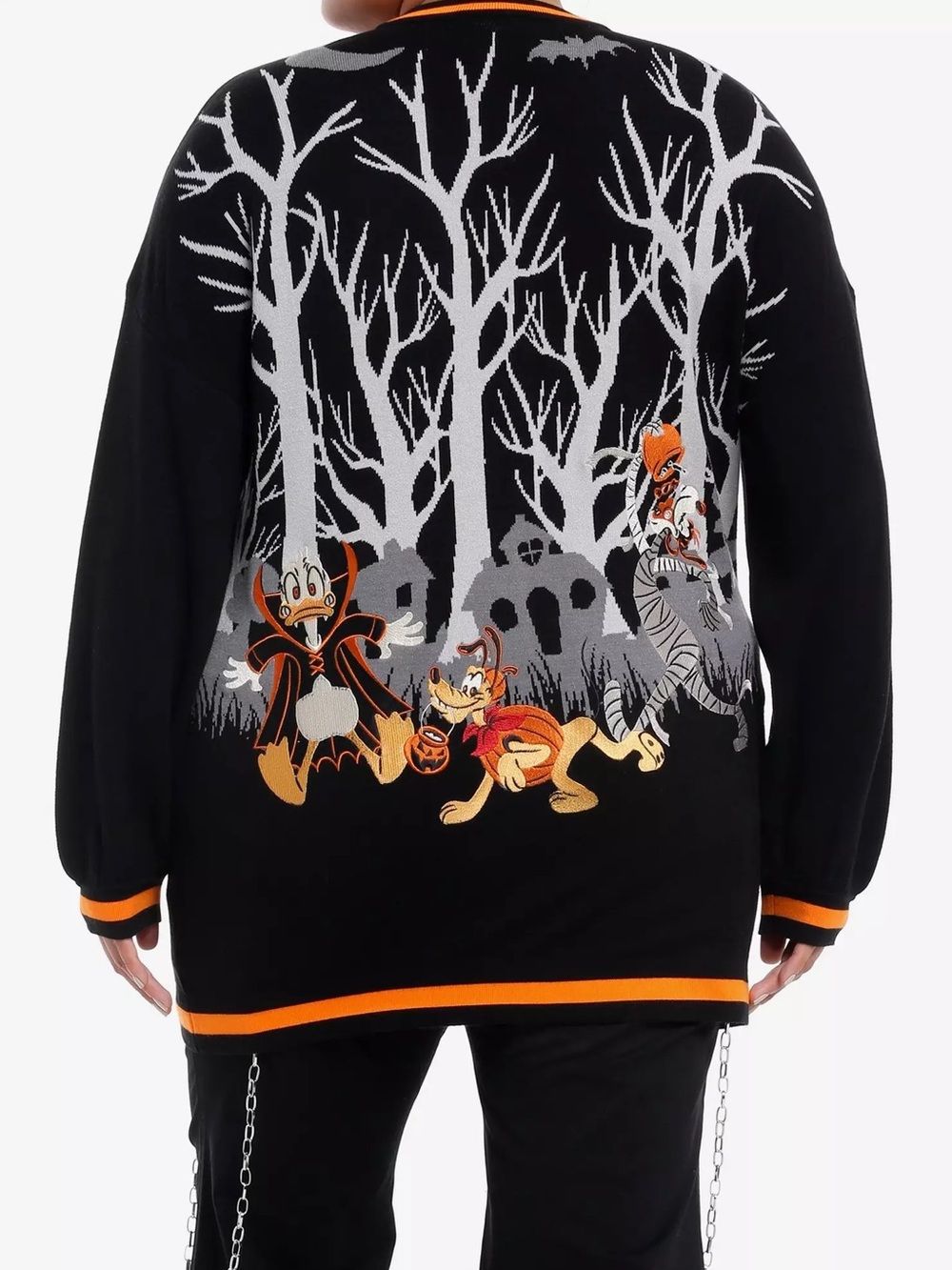 Her Universe Disney Halloween Trick-Or-Treat Girls Cardigan Size 2X